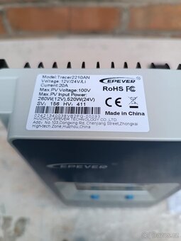MPPT Solární regulátor nabíjení EPEVER Tracer 2210AN 12/24V - 3