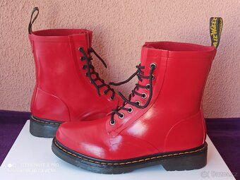 boty Dr. Martens dámské gumové velikost 40 - 3