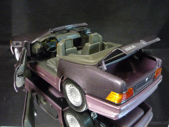 Mercedes Benz 500 SL fialový Maisto 1/18 - 3