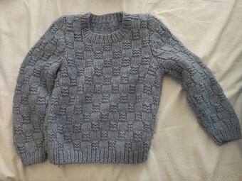 Ručně pletené svetříky vel.98/104 - 3