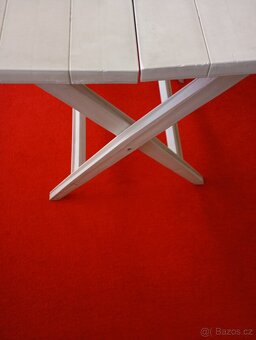 stolek na slunečník+ židle-plast - 3