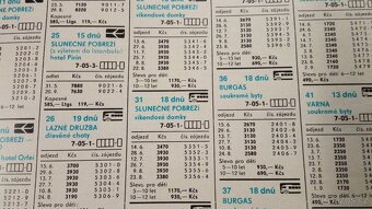 Retro-katalogy cestovek Čedok- Rekrea-atp. - 3