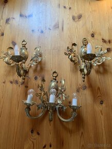 Historická mosazná svítidla - 3