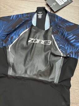 Pánská plavecká kombinéza Zone3 Men's Shortsleeve Swimskin - 3