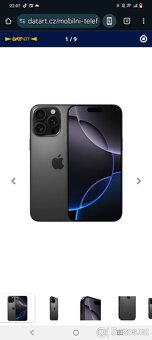 Prodám Apple iPhone 16 ProMax 256GB - 3