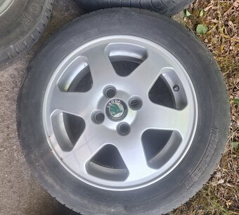ALU kola 14" Škoda včetně rezervy 4x100 - 3