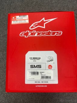 Helma Alpinestars SM5 white XXL - snížená cena - 3