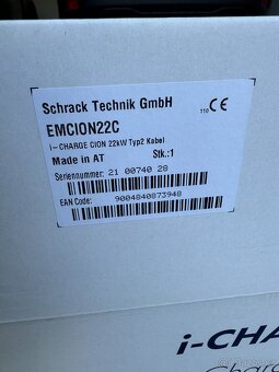 Wallbox SCHRACK CION 22 kW typ 2 - 3