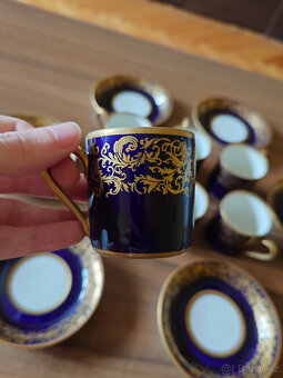 Reichenbach porcelán kobalt set - 3