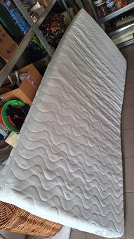 Dětská postel z masivu 90×200 cm + matrace + zábrana - 3