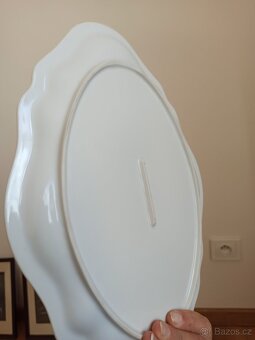 Porcelánový retro tác na cukroví - 3