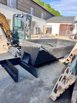 Posypavač krajnic,stranový finišer krajnic - 3