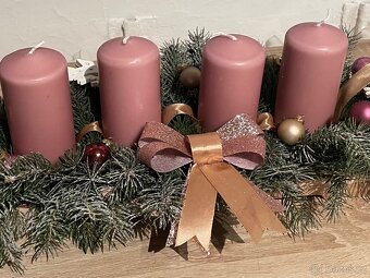 Adventní svícen - mašle - 3