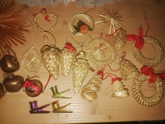 slaměné vánoční ozdoby - 3