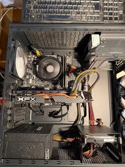 Herní PC 5. Ryzen 5 2600 16GB DDR4 NVme 256GB +1TB RX580 8GB - 3