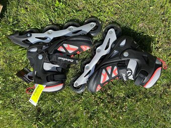 dámské inline brusle nepoužité (nové) s chrániči - 3