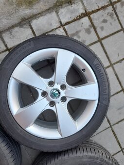 SADA ALU KOL ŠKODA VEL. 17" PNEU LETNÍ CONTINENTAL - 3