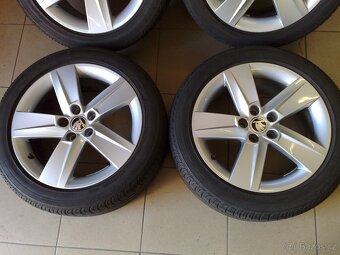 alu kola 5x100 r16 original škoda 215/45r16 - 3