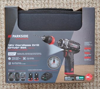 Nový aku šroubovák Parkside včetně příslušenství - 3
