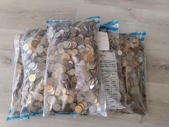 Staré mince v mincovním pytli 8 kg - 3