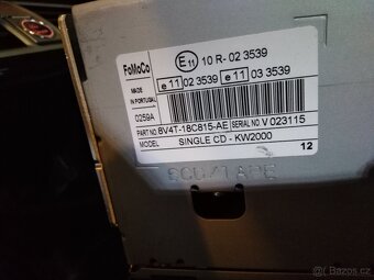 prodám originál autorádio ford cd 6000 - 3