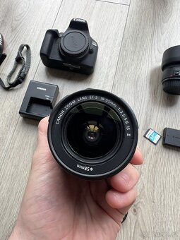 Zrcadlovka Canon EOS 2000D + 2 objektivy + příslušenství – k - 3