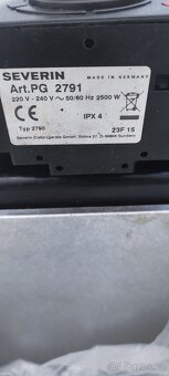 Elektr. gril Severin PG2791, 2500W - 3