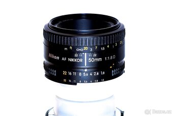 Nikon AF Nikkor 50mm 1,8D + UV Kenko NEPOUŽITÝ - 3