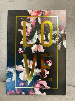 DEKORATIVNÍ POLŠTÁŘ + OBRAZ LOVE - nové - 3