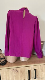 Krásná dámská fialová halenka Shein vel.L - 3