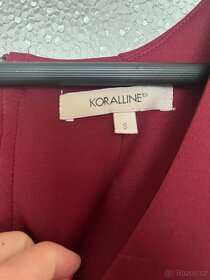 Vínové šaty Koralline - 3
