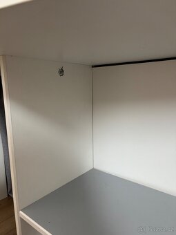 Vyvýšená postel šedá Pirouette - 3