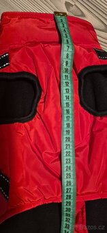 Zimní bundička pro psa,vespod fleesová,teplá,vel.L - 3