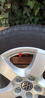Sada alu kol vw + letní pneu Continental 185/60 R14 82T - 3