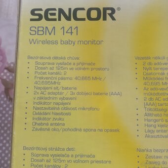 Dětská chůvička Sencor - 3