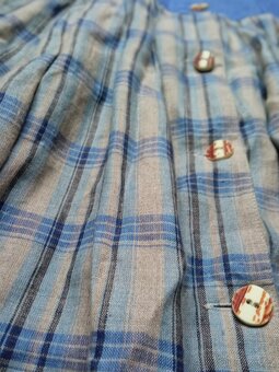 Lněné šaty dirndl Knopp vel.l - 3