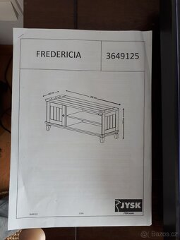 Hi-fi TV stolek - masivní dřevo akácie - 3