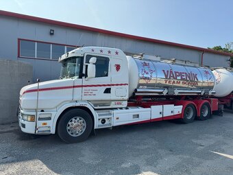 Scania T144, cisterna + vlek Schwarzmüller, ADR - 3