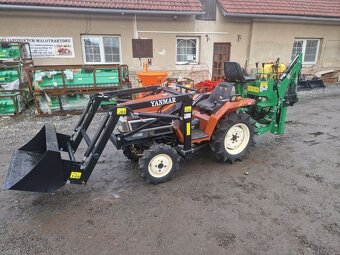 Yanmar F155 D 4×4 s novým čelním nakladačem – TOP stav - 3