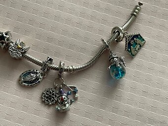 Vánoční korálky II na náramek Pandora - 3