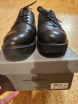 Boty VAGABOND Kenova dámské černé polobotky - 3