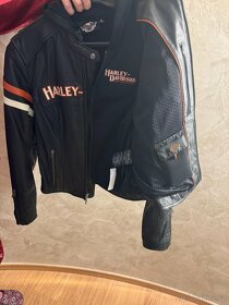 Dámská kožená bunda Harley Davinson - 3