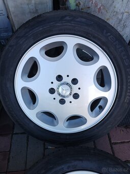 MERCEDES -7,5JX16 ET41, ORIGINÁLNÍ ALU KOLA S PNEU 215/55/16 - 3
