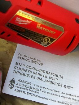 Milwaukee M12 2457-20 EU verze M12 IR-0 Aku račna 3/8 47Nm - 3