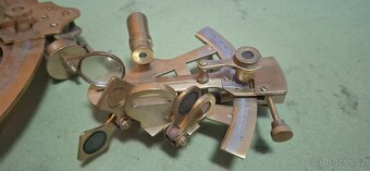 Námořní sextant mosazný 2ks - 3
