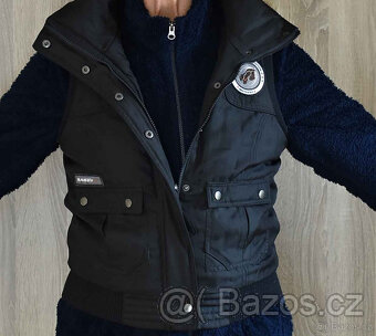 Vesta černá Vero Moda, červená Gina Benotti vel.M - 3