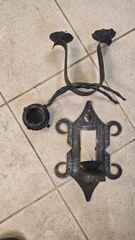 Kovaný svícen sada 3 kusy - 3