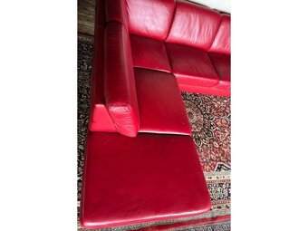 Kožená sedací souprava ve tvaru U, 3145 - 3