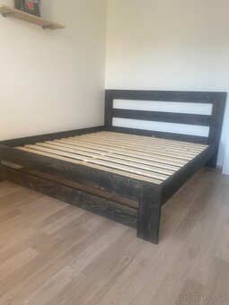 Postel manželska 180x200 nová s roštem - 3