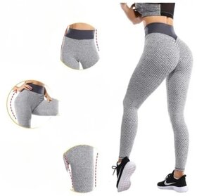 Dámské nepoužité fitness legíny s vysokým pasem. - 3